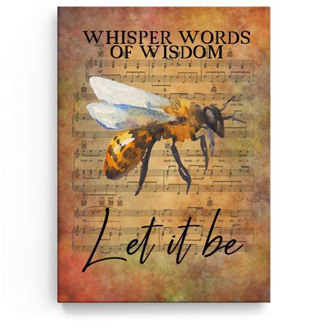 Let it be - Premium Deko-Leinwandbild | Liebesleinwand.de