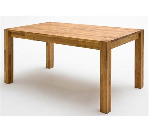 Table À Manger Extensible En Bois De Hêtre Massif Huilé L 140 180