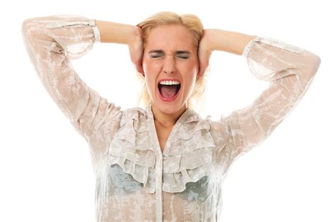 Free Photo Blonde Woman Screaming