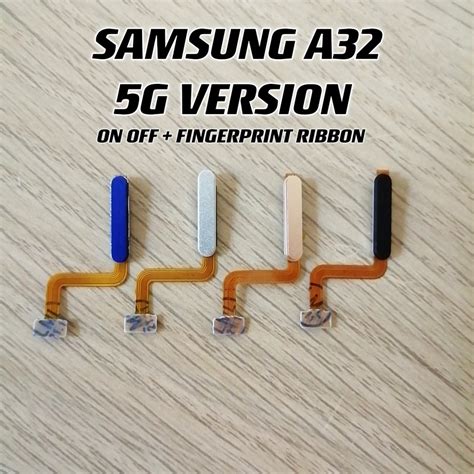 SAMSUNG A32 5G VERSION ORIGINAL ON OFF FINGERPRINT RIBBON Shopee