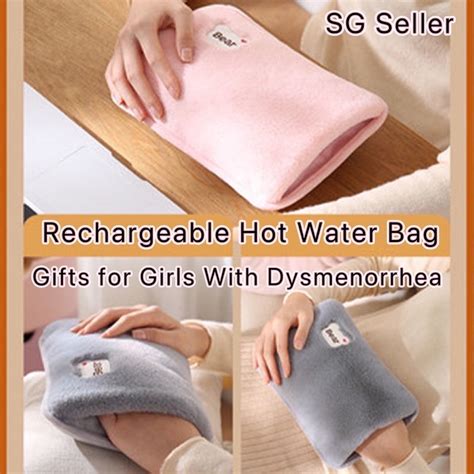 Sg Rechargeable Hot Water Bag Hot Compress Hand Warmer For Pregnancy Sore Neck Dysmenorrhea
