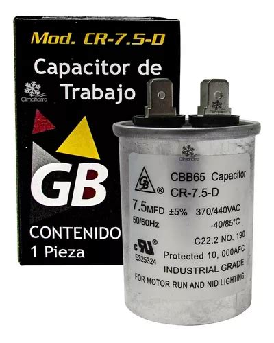 Capacitor De Trabajo 7 5 Mfd 5 370 440v Aire Acondicionad MercadoLibre