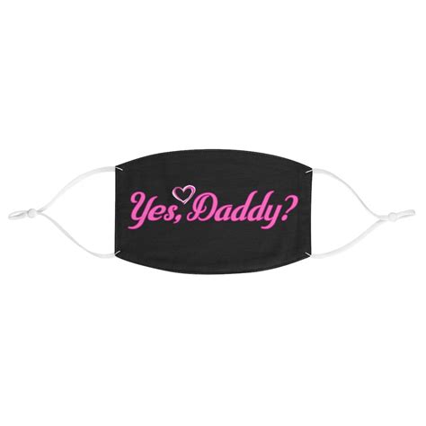 Yes Daddy Face Mask Slut Wife Mask BDSM Mask Swinger Mask Fetish Mask Sex Accessories