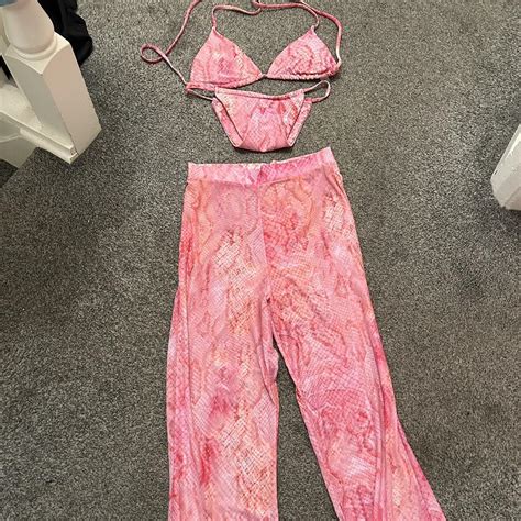 Piece Swim Set Bikini Top Bikini Bottoms And Depop