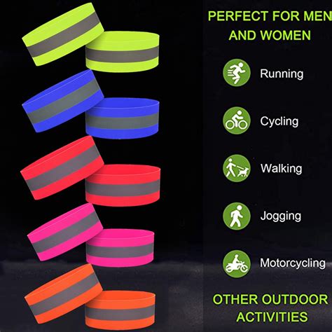 4# Luminous Arm Band Sports Reflective Safety Belt... – Grandado