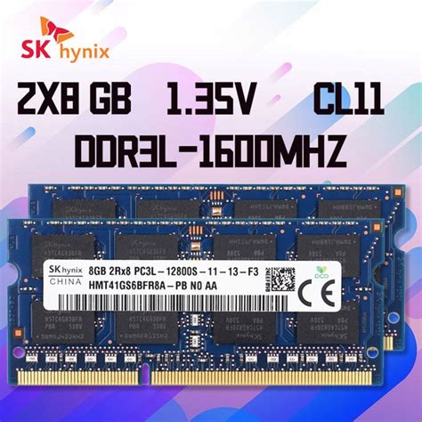 Модуль оперативной памяти Hynix SK PC3L-12800s DDR3l-1600 МГц8 ГБ (SK ...
