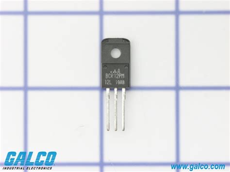 BCR12PM-12L - Powerex - Triac | Galco Industrial Electronics