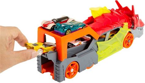 Hot Wheels Dragon Launch Trans Hot Wheels Lkw Transportiert G Shop Eurotoys De