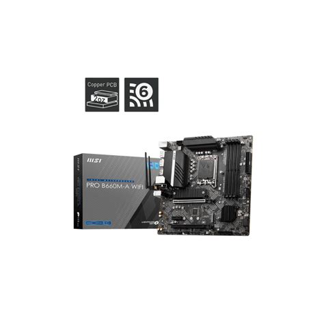 เมนบอร์ด MSI PRO B660M-A WIFI Mainboard