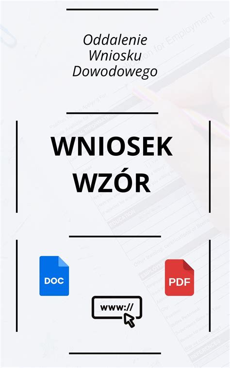 Wniosek O Oddalenie Wniosku Dowodowego Wzór