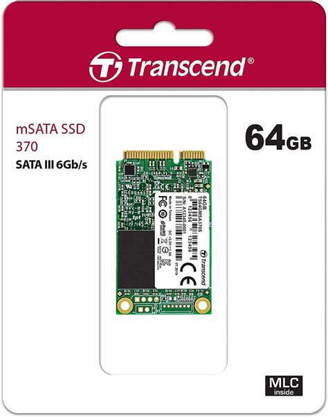 Transcend Msa Disco Duro S Lido Interno Ssd Msata De Gb Flash