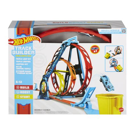 Hot Wheels Track Builder Triple Loop Kit Allaz