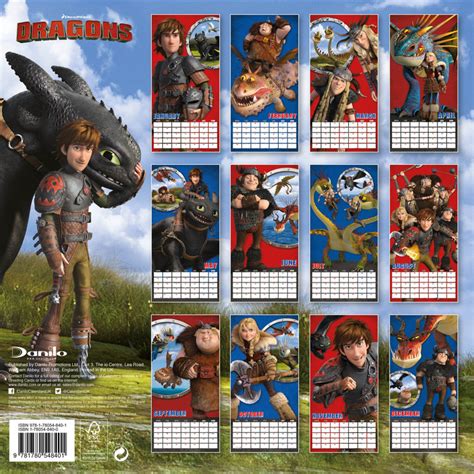 How To Train Your Dragon Calendars 2021 On Ukpostersukposters