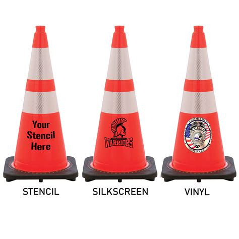 28 Double Reflective 10lb Cone Traffic Cones For Less