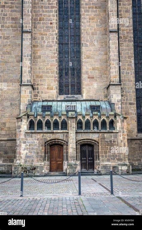 Cathedral of Saint Bartholomew in Pilsen, Czech Republic Stock Photo ...