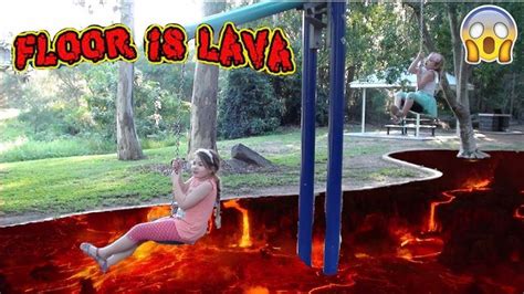 The Floor is Lava Challenge🔥 Family Fun😀 Kids Pretend Playtime🌿 ...