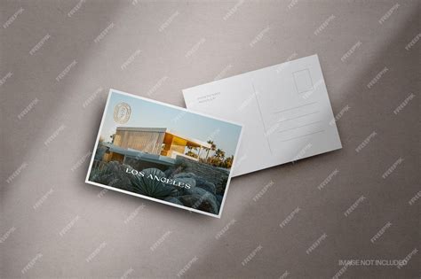 Premium Psd Stacked Postcards Mockup Scene