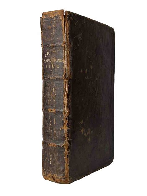 The Life of Dr. Sanderson by Izaak Walton 1678 First Edition – WoodPaz