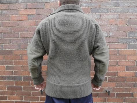 Genuine Austrian Army Wool Jumper Alpine Sweater Rare Combat Olive Pull Over Ebay