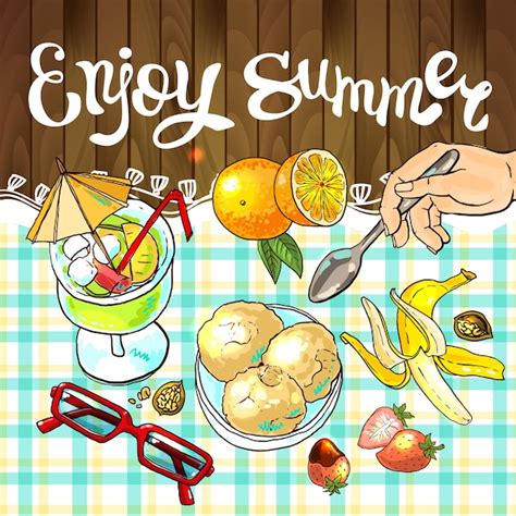 Premium Vector | Enjoy summer