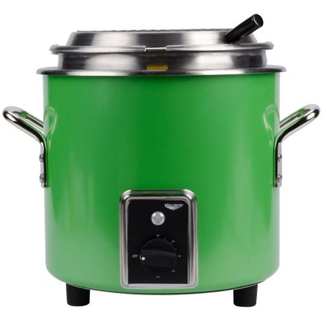 Vollrath Green Retro Soup Kettle 6.6L