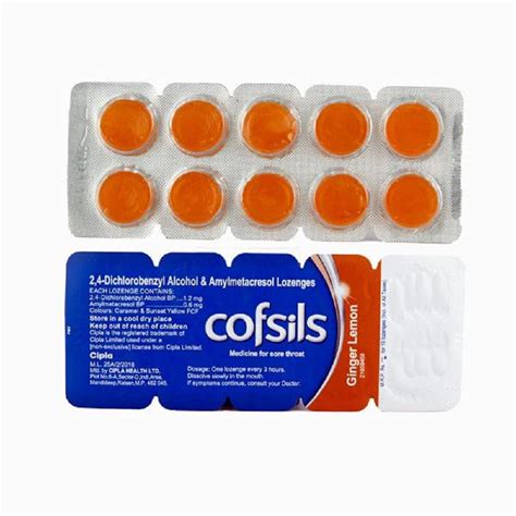 Cofsils Lozenges for cough and cold 60 tabets