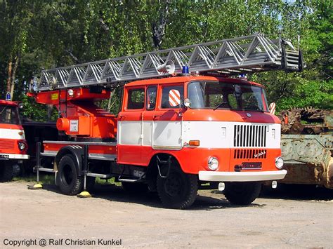 Drehleiter DL 30 auf IFA W 50 L - Steighöhe 30 Meter - fotografiert am ...
