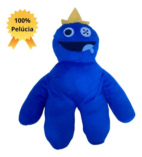 Boneco Azul Bab O Blue Pel Cia Rainbow Friends Jogo Roblox