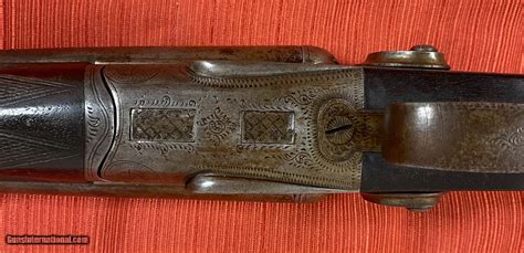 Antique Saxton 12 Gauge Double Shotgun From Birmingham