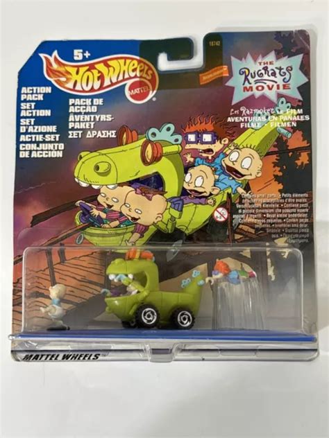 THE RUGRATS MOVIE 1998 Hot Wheels Action Pack REPTAR WAGON 18742 Voir Notices EUR 21 47