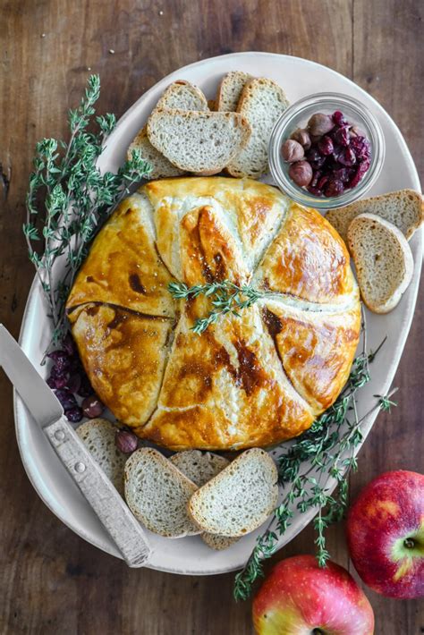 Brie En Croûte With Cranberries Nuts And Thyme Pardon Your French