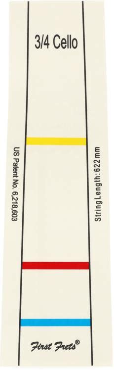 dont fret  sized cello  fret position marker sweetwater