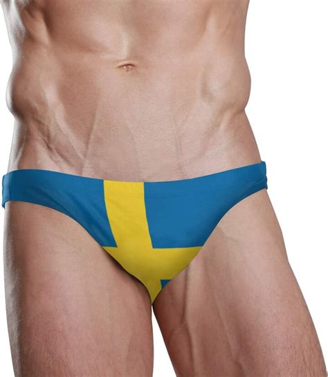 ZZKKO Men Swim Brief Bikini South African Flag Beach Bikini For Mens Swim Underwear XL Big Man