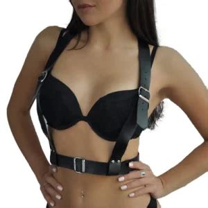 Sexy Leather Harness Garter Women Lingerie Belt Goth Bra Suspenders Garter Body Waist Belts