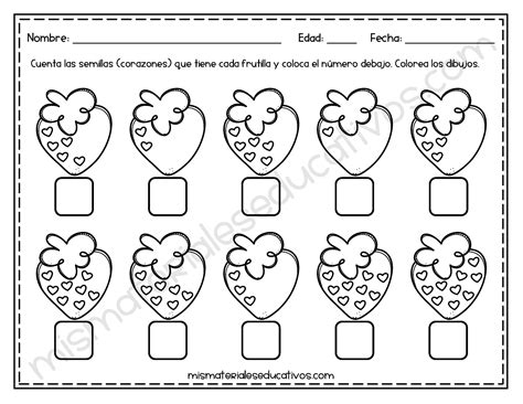 Mis Materiales Educativos: Números 1 al 10 para contar y escribir el