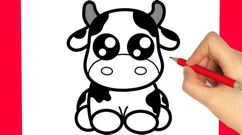 How To Draw A Cow Easy Step By Step Youtube