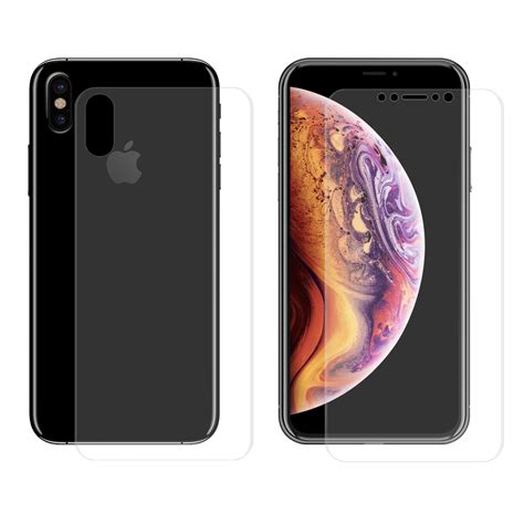 Enkay Front Back Rear Screen Protector For IPhone XS Max D Curved Edge Hot Bending Soft PET