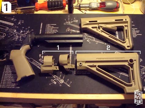 BLK RFL DIV Installing The Magpul MOE Fixed Carbine Stock