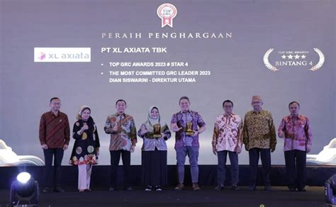 Penerapan Prinsip ESG Terus Ditingkatkan XL Axiata Raih TOP GRC Awards