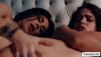 Curly Haired Stepdaughter Gets Her Pussy Licked By Ts Stepmom In Return She Throats Her Ts