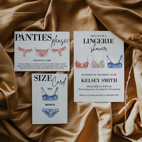 Lingerie Shower Etsy