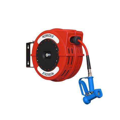 Macnaught C Hc R Dd Sg Retracta C Compact Hot Cold Water X M Hose Spray Gun Red