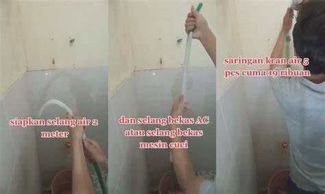 Bikin Irit Air Saat Mandi Begini Cara Buat Shower Low Budget Dengan