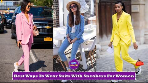 Best Ways To Wear Suits With Sneakers For Women YouTube