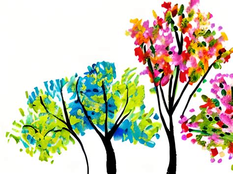 Abstract Trees Vector Art Free Stock Photo Public Domain Pictures