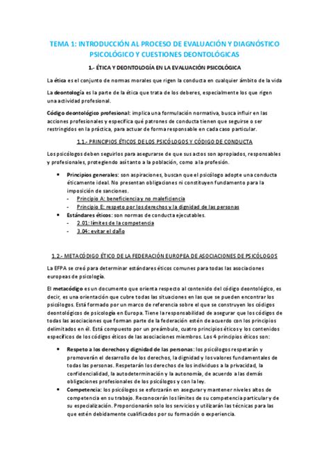 T 3 EVALUACION Y DIAGNOSTICO PSICOLOGICO Parte 1 Pdf