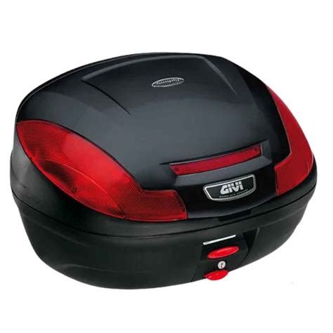 Bauleto Givi E470n Monolock Simply 47l Plástico Com Lente Vermelha