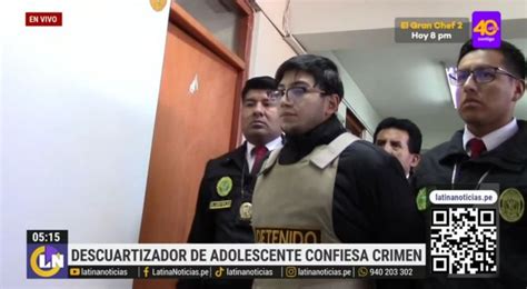 Cusco Pnp Captura A Descuartizador De Adolescente De 17 Años