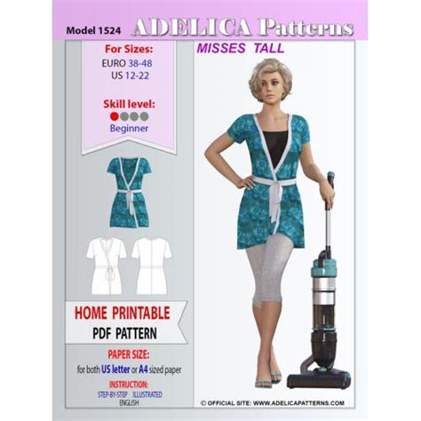 Tunic Sewing Pattern Pdf By Adelica Patterns