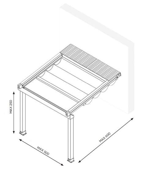 Pergotenda Addossata In Alluminio E Pvc Diletta Belle Pergole